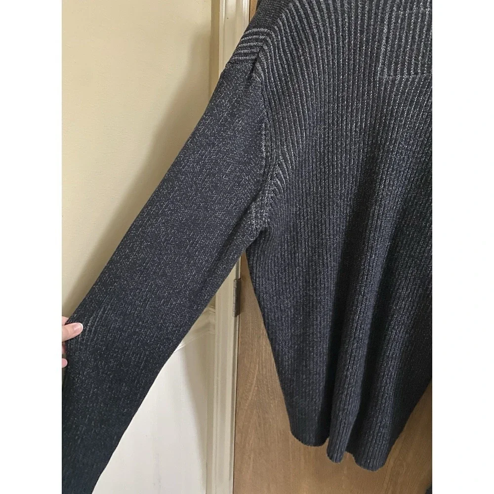 American Rag Mens Cowlneck Sweater Size XXL Black Cotton Stretch Pullover Twill